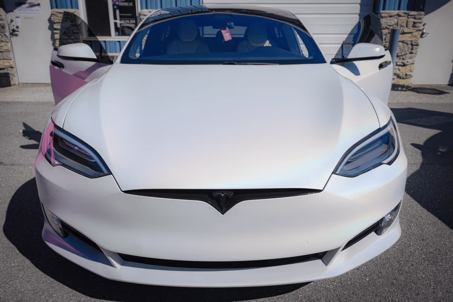 Tesla vinyl wrap